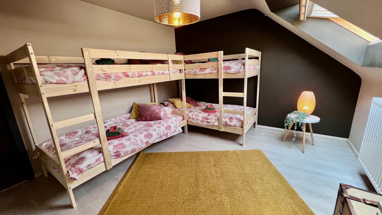 Loft En Duplex Avec Terrasse 3 Chambres Proche Pairi Daiza Mons Dış mekan fotoğraf